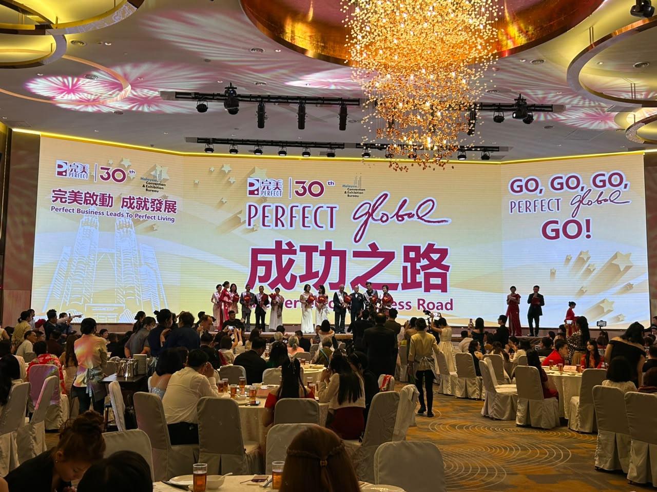 Corporate guests attending a professionally coordinated gala programme in Malaysia