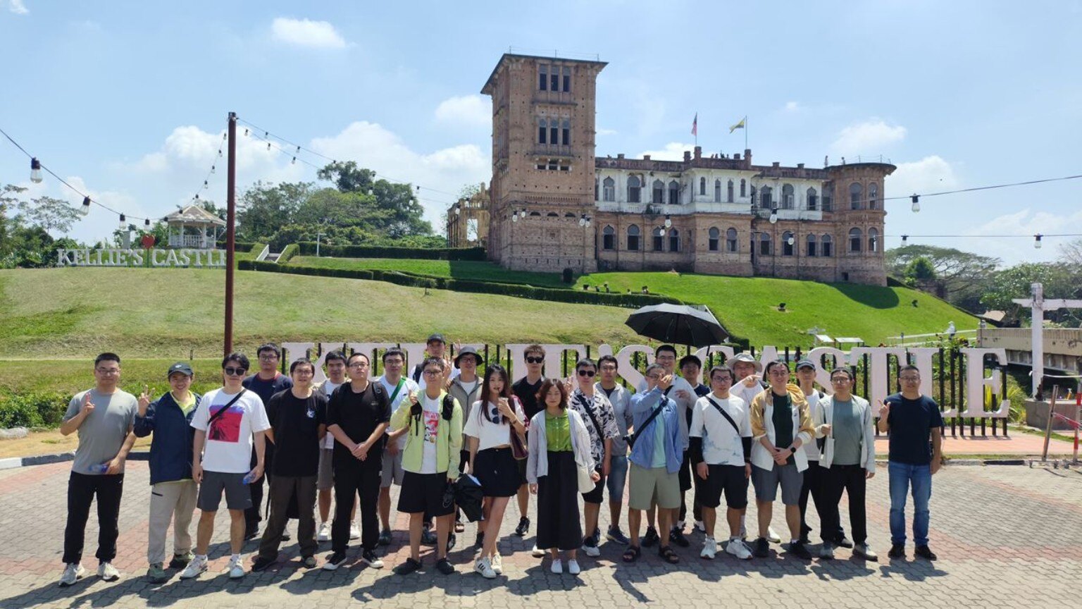 Hari-Hari group visiting Kellie's Castle in Perak